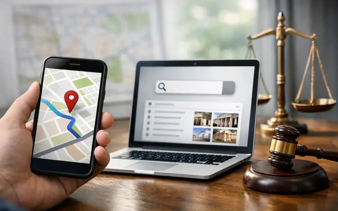 Google Maps vs Organic Search for Law Firms