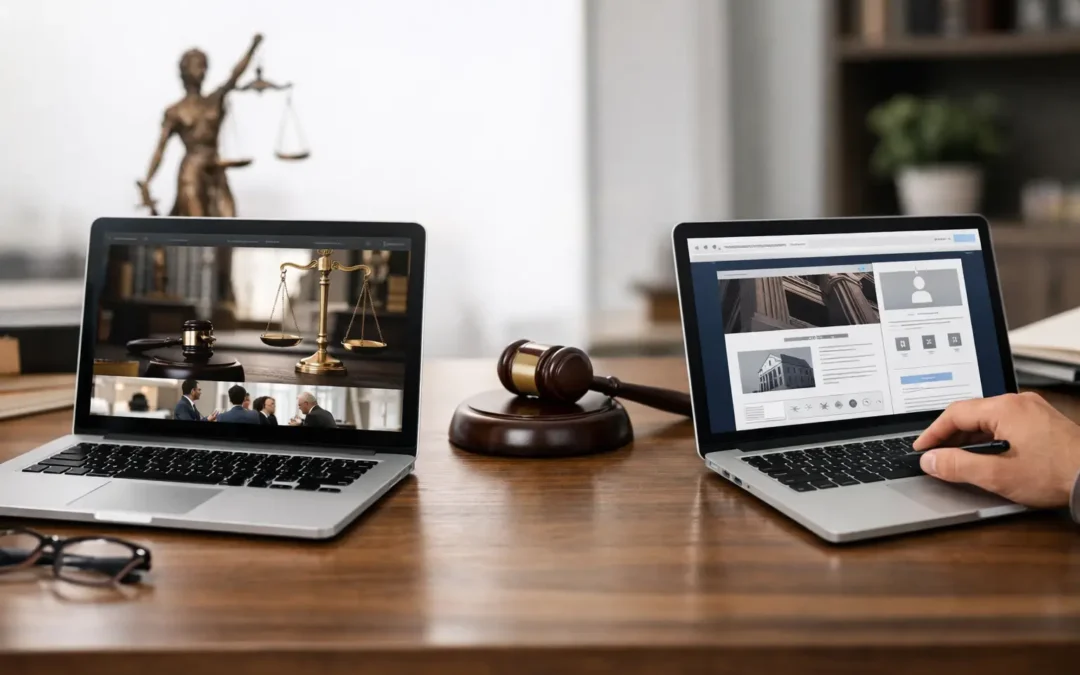 Custom Law Firm Website Versus Template